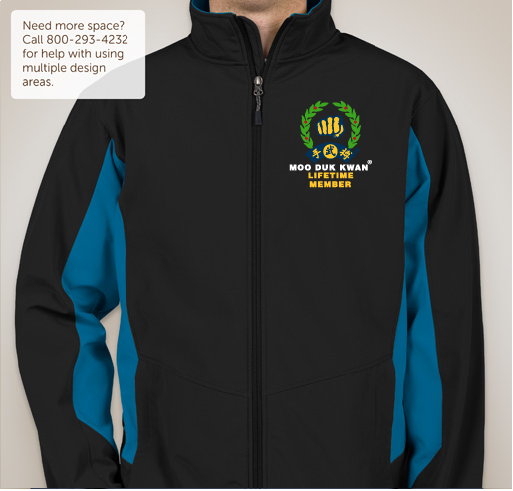 LIFETIME MEMBER EXCLUSIVE Unisex Jackets Embroidered With Moo Duk Kwan® Lifetime Members Logo Fundraiser - unisex shirt design - small