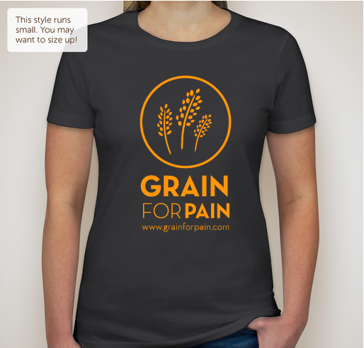 Grain For Pain - Logo Shirt Fundraiser - unisex shirt design - back
