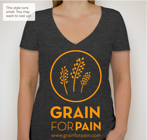 Grain For Pain - Logo Shirt Fundraiser - unisex shirt design - front