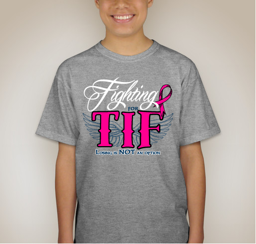Fighting for Tif Fundraiser - unisex shirt design - back