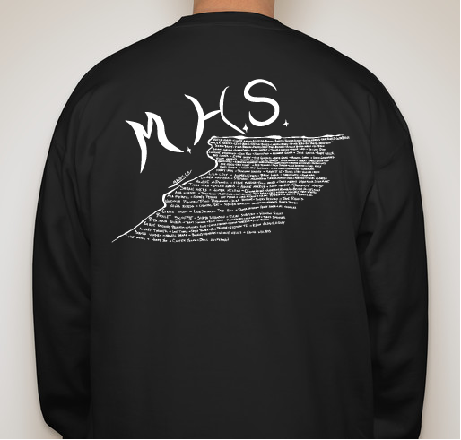 Malibu High Senior Sweatshirts 2019 Fundraiser - unisex shirt design - back