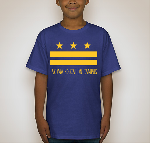Takoma Education Campus - TEC DC Flag Fundraiser - unisex shirt design - back