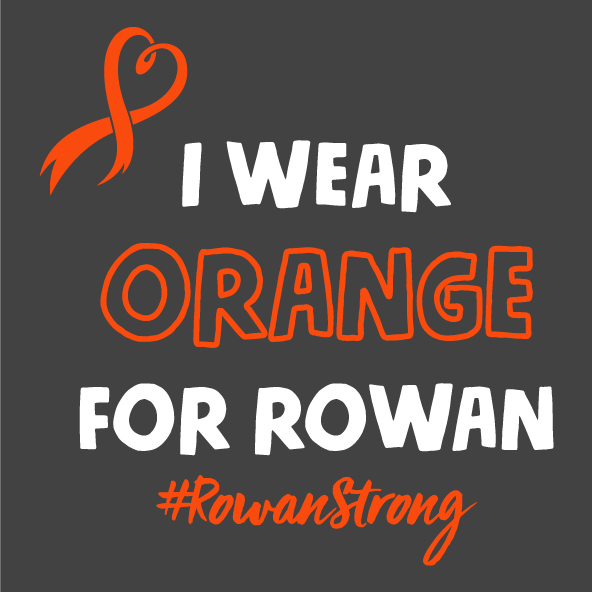 Rowan's Leukemia Fight shirt design - zoomed