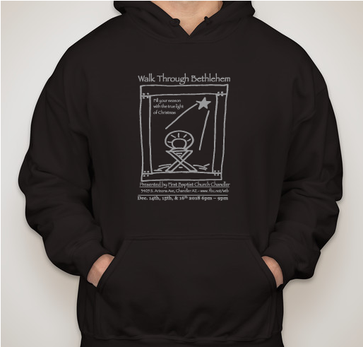 Walk Through Bethlehem 2018 Fundraiser - unisex shirt design - front
