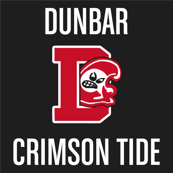 Dunbar High School (DC) PTSO shirt design - zoomed