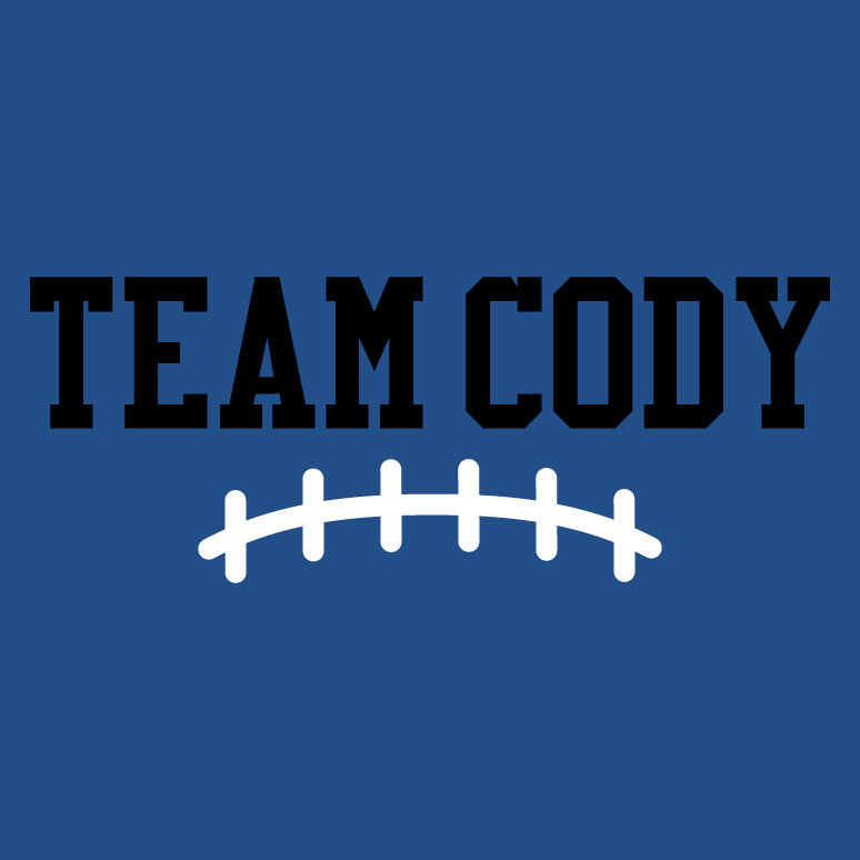 Team Cody shirt design - zoomed
