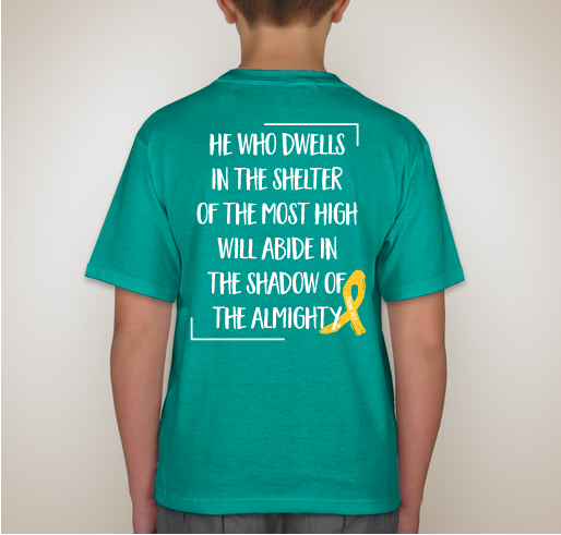 Sarah Smiles T-Shirts Fundraiser - unisex shirt design - back