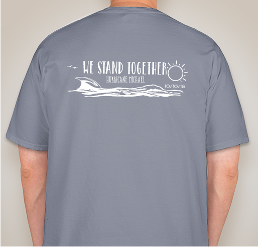 Hurricane Michael Fundraiser - unisex shirt design - back