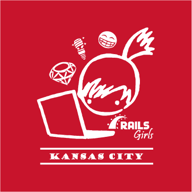 Rails Girls KC 2018 Fundraiser (women t-shirt) shirt design - zoomed