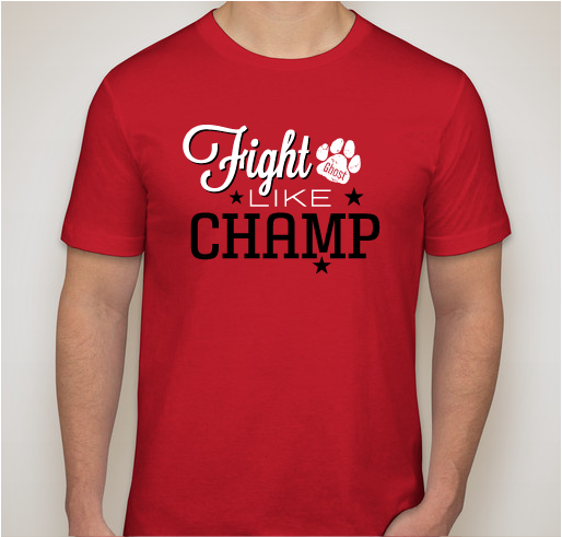 Fight Like CHAMP! Fundraiser - unisex shirt design - front