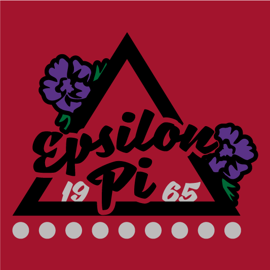 Epsilon Pi Fundraiser. shirt design - zoomed