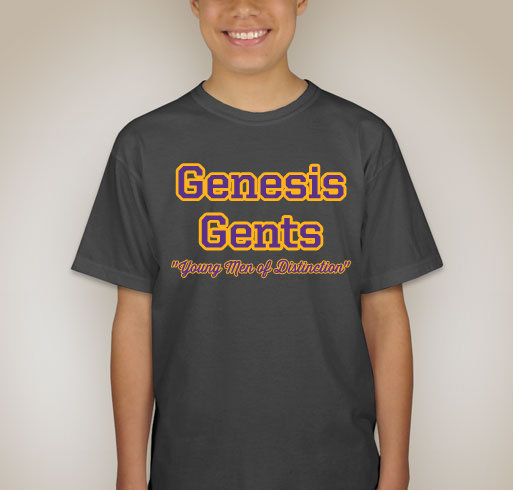 "Genesis Gents" Fundraiser - unisex shirt design - back