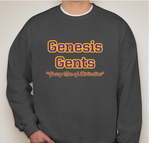 "Genesis Gents" Fundraiser - unisex shirt design - front