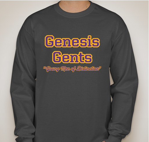 "Genesis Gents" Fundraiser - unisex shirt design - front