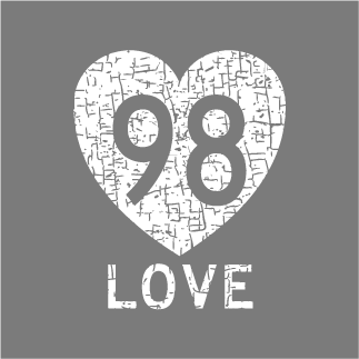 Hurricane Michael Relief Shirt - "98 Love" shirt design - zoomed