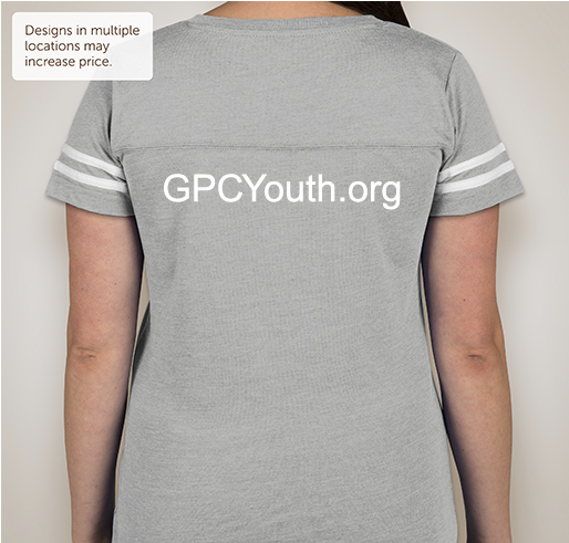 GPC Youth Fundraiser - unisex shirt design - back