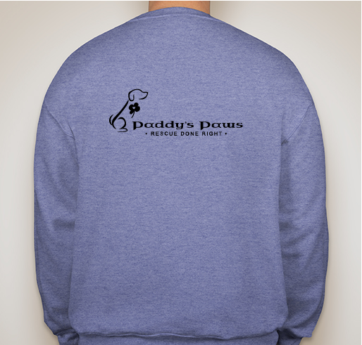 Paddy's Paws Fundraiser: Rescue A Dog! Fundraiser - unisex shirt design - back