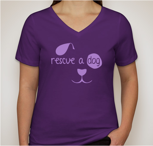 Paddy's Paws Fundraiser: Rescue A Dog! Fundraiser - unisex shirt design - front