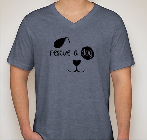 Paddy's Paws Fundraiser: Rescue A Dog! Fundraiser - unisex shirt design - front