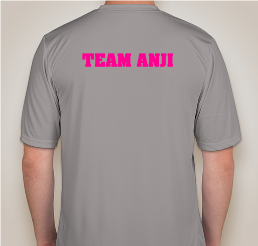 Support Team Anji Fundraiser - unisex shirt design - back