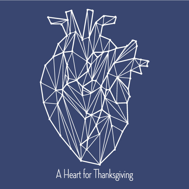 A Heart for Thanksgiving shirt design - zoomed