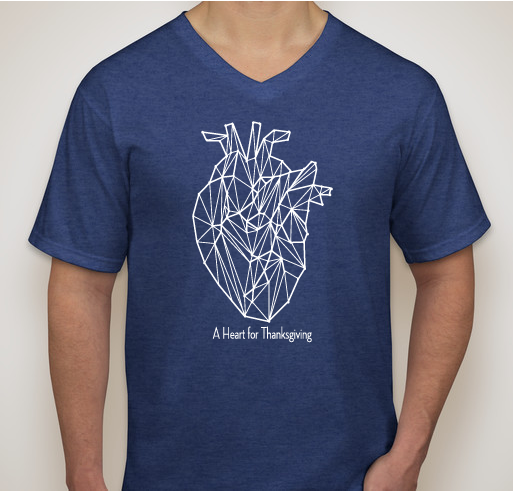 A Heart for Thanksgiving Fundraiser - unisex shirt design - front
