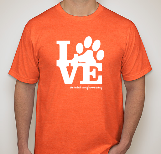 Frederick County Humane Society Fundraiser - unisex shirt design - front