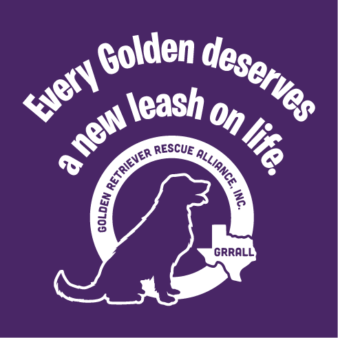 Every Golden deserves a new leash on life! shirt design - zoomed