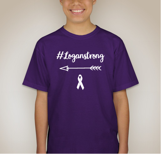 Logan Strong Fundraiser - unisex shirt design - back