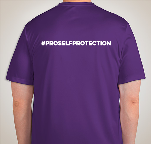 I AM PRO-SELF-PROTECTION! Fundraiser - unisex shirt design - back