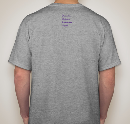 Stand With Survivors, Domestic Violence Awareness Month Fundraiser - unisex shirt design - back