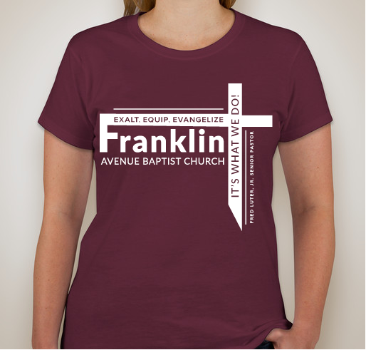 Franklin Ave Baptist Church t-shirts Fundraiser - unisex shirt design - front