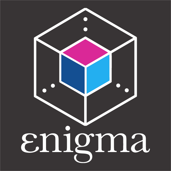 Enigma Men's Apparel for Privacy Protection and Free Expression shirt design - zoomed