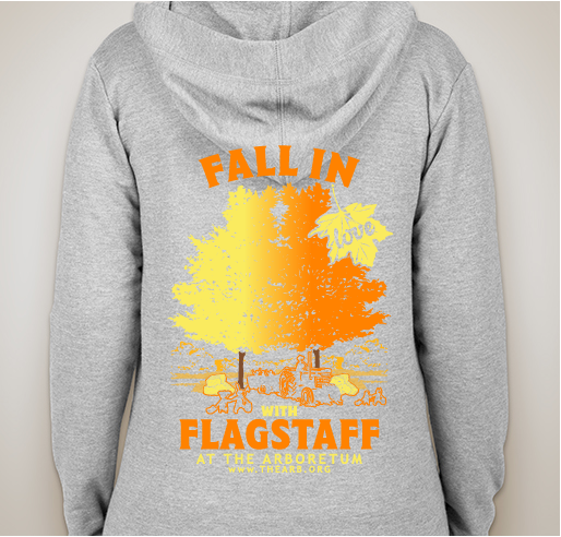 Fall In Love With Flagstaff Fundraiser - unisex shirt design - front