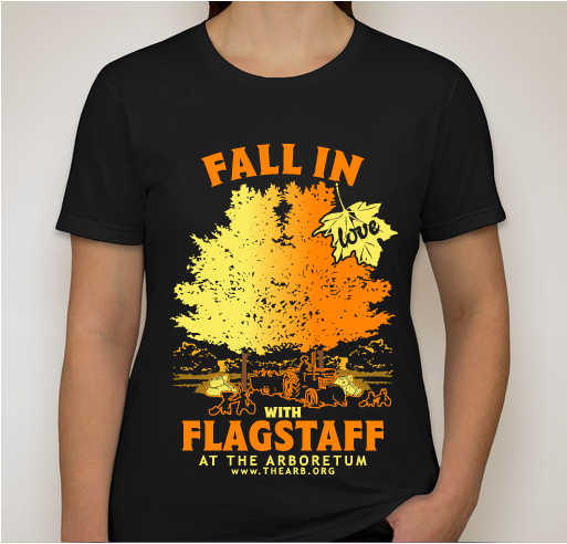 Fall In Love With Flagstaff Fundraiser - unisex shirt design - front
