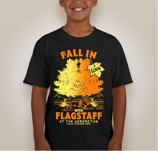 Fall In Love With Flagstaff Fundraiser - unisex shirt design - back