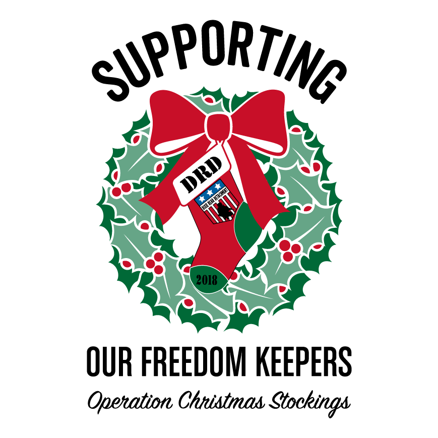 Operation Christmas Stockings shirt design - zoomed
