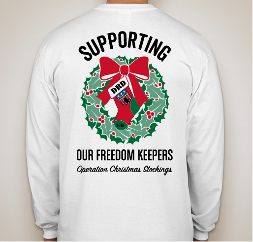 Operation Christmas Stockings Fundraiser - unisex shirt design - back