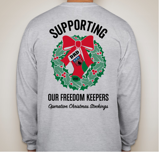 Operation Christmas Stockings Fundraiser - unisex shirt design - back