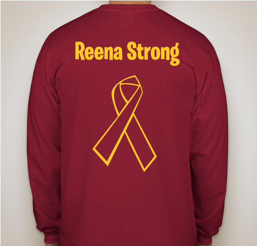 Reena Strong Fundraiser - unisex shirt design - back