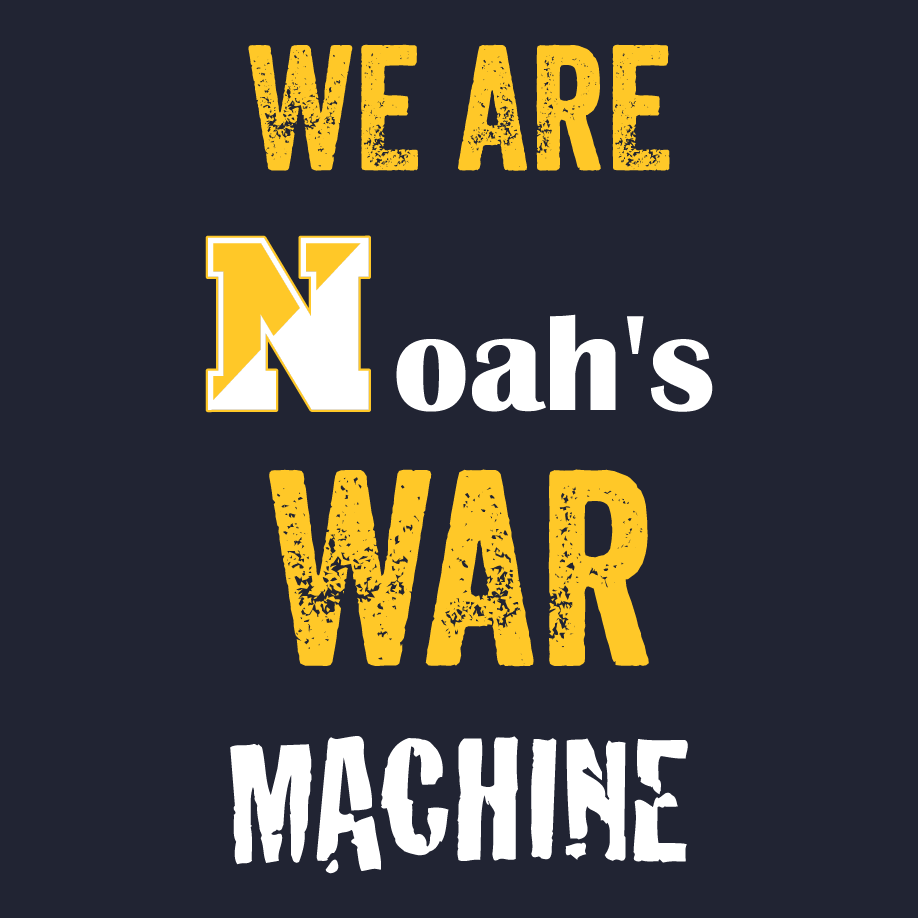 Campaign for Noah Findley : War Machine shirt design - zoomed