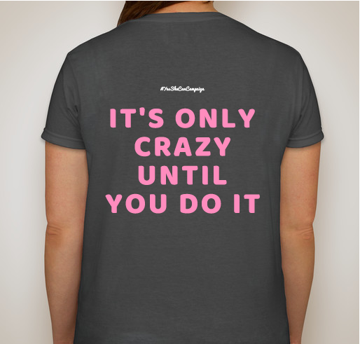 YesSheCanCampaign: The Climb for Books Fundraiser - unisex shirt design - back