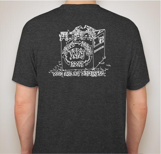 Limited Edition Bethel Friends of Canines T-shirt campaign Fundraiser - unisex shirt design - back