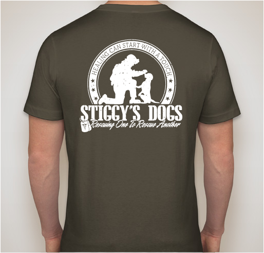 Stiggy's Dogs Fundraiser - unisex shirt design - back