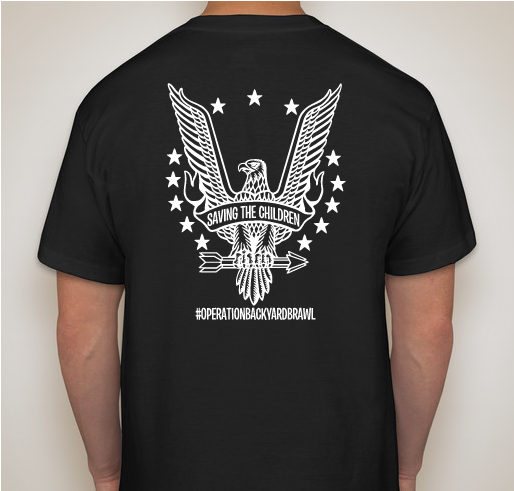 DSW74NEWS OPERATION BACKYARD BRAWL Fundraiser - unisex shirt design - back