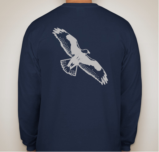 Potomac Overlook Regional Park Raptor Campaign Fundraiser - unisex shirt design - back