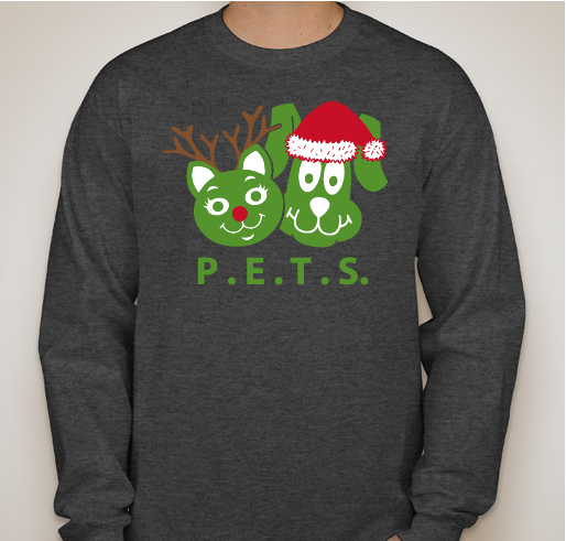 It's the P.E.T.S. Clinic Holiday Shirt Fundraiser! Fundraiser - unisex shirt design - front