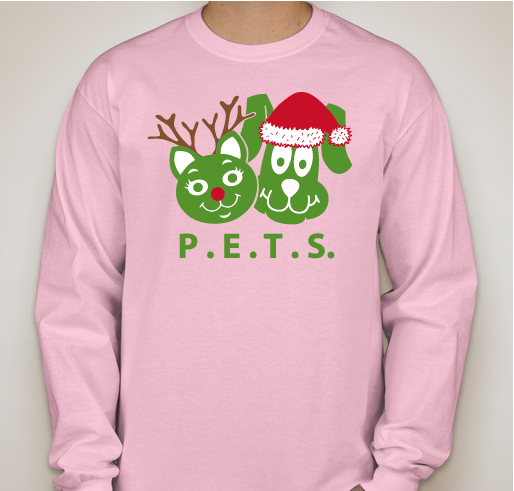 It's the P.E.T.S. Clinic Holiday Shirt Fundraiser! Fundraiser - unisex shirt design - front