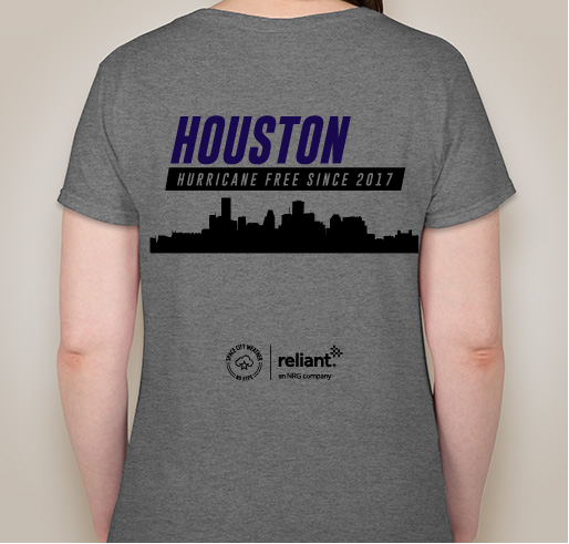 Space City Weather alternative t-shirt 2018 Fundraiser - unisex shirt design - back