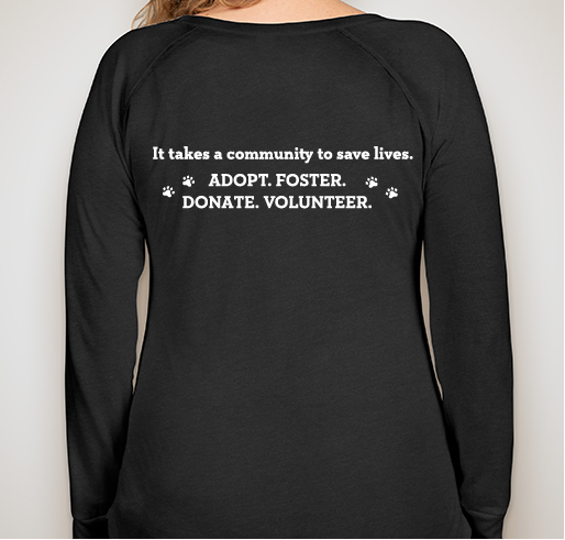 Naperville Area Humane Society Apparel! Fundraiser - unisex shirt design - back